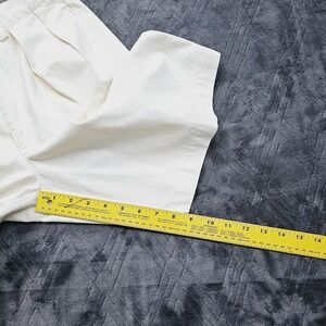 Shorts Mens 30W 9" Ivory Pleated Vintage Safari Coastal Beach